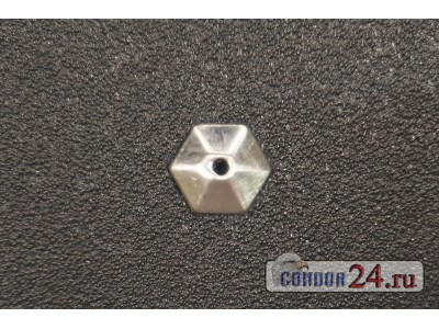 Чешуйки CR121 Шестигранка, 3 х 3 мм., никель, 500 шт.